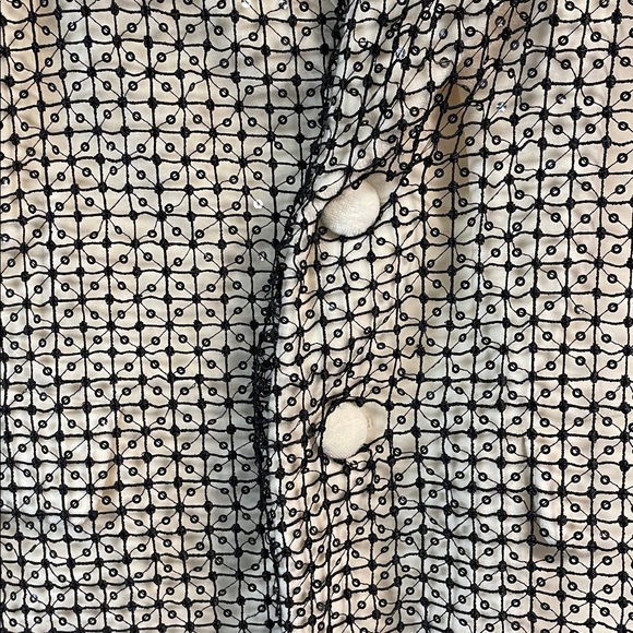 PALOMO SPAIN Women's Blazer Jacket Size M in Beige - Picture 4 of 6